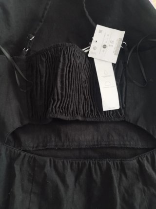 Vestido negro Bershka mini