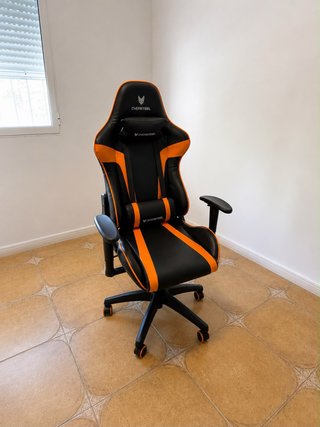Sillón Gamer Oversteel Negro/Naranja