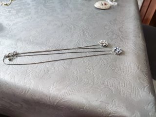 Set 2 collane donna con ciondoli fiore