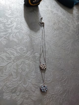 Set 2 collane donna con ciondoli fiore