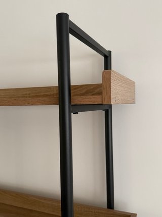 Estantería industrial madera y metal