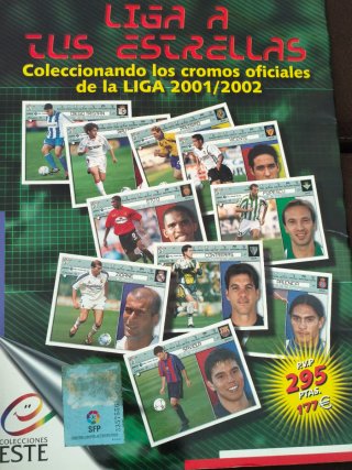 Colección Cromos Liga 2001-2002 Este