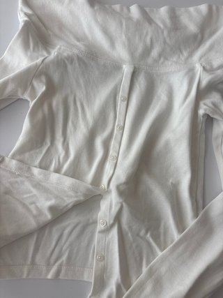 Bershka Top Blanco Talla s