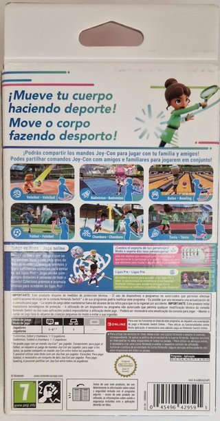 Nintendo Switch Sports + 2 cintas