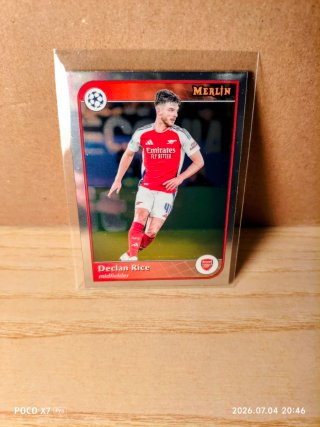 Declan Rice Merlin 2024-25 Topps Premier League