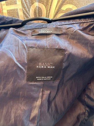 Cazadora Zara Hombre Talla M Azul