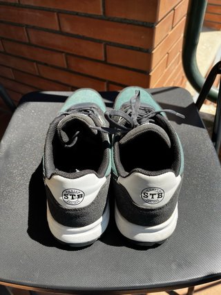 Zapatillas Munich Negras y Verdes