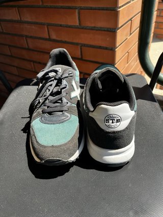 Zapatillas Munich Negras y Verdes