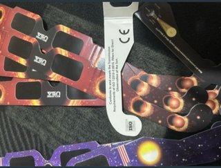Lote 10 Gafas para Eclipse Solar nuevas