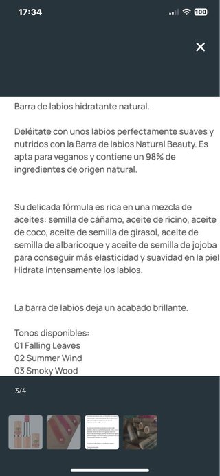 Pintalabios Bell Natural Beauty 3 Tonos nuevos