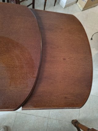 Mesa extensible madera maciza