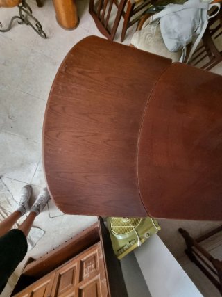 Mesa extensible madera maciza