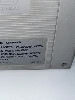 Donkey Kong Country SNES pal version