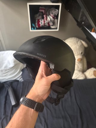Casco de esquí Wedze negro