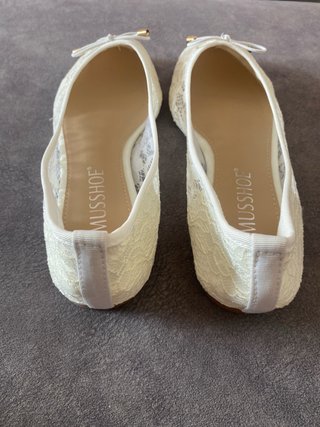 Manoletinas encaje beige T41