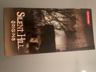 Manual Jogo PSP Silent Hill Origins Konami