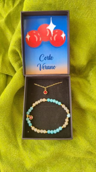 Pulsera minerales inspirada en Acotar