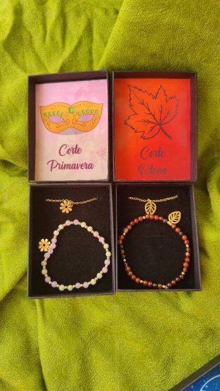 Pulsera minerales inspirada en Acotar