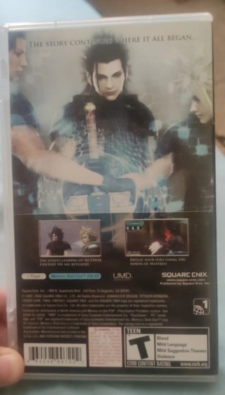 Crisis Core Final Fantasy VII PSP