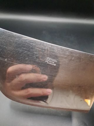 Cuchillo de cocina metal y nacar