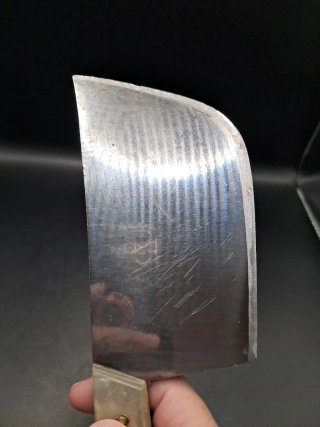 Cuchillo de cocina metal y nacar