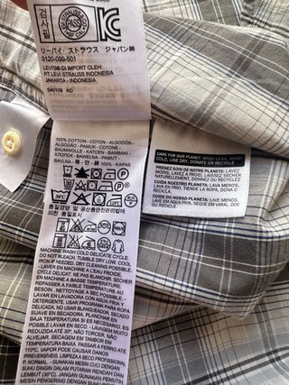 Camicia Levi's uomo a quadri mezza manica