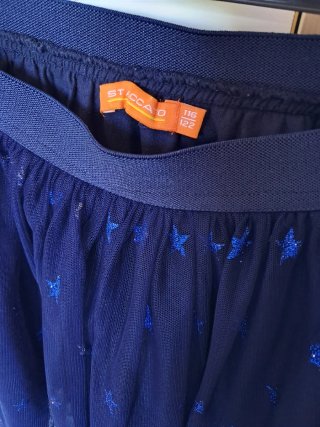 Falda tul estrellas azul 6/7 años