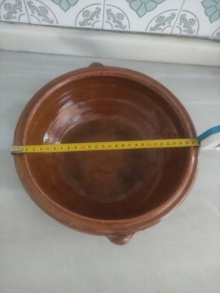 Cazuela de barro artesanal