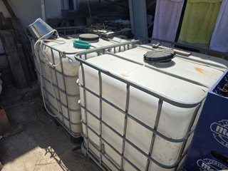 Depósitos de agua IBC 1000L