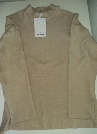 Jerseys Pull&Bear beige talla S