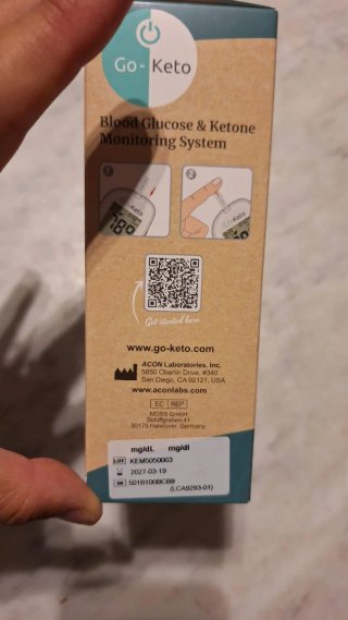 Kit Monitoraggio Chetosi Go-Keto per Dieta e Sport