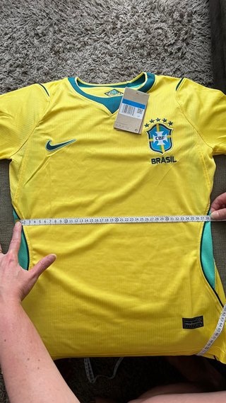 Camiseta Brasil Futbol Mujer Talla S Nike