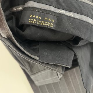 Traje Zara Man Raya Gris