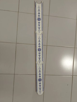 3 Cenefas Azulejo Azul y Blanco