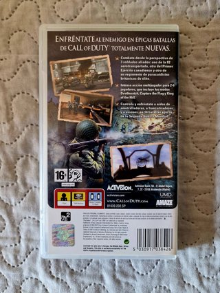 Call of Duty Roads to Victory PSP PAL completo