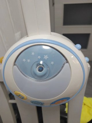 Móvil Cuna Bebé Proyector Luces y Sonidos