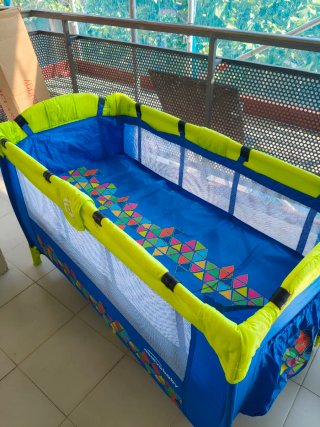 Cuna de viaje plegable Asalvo