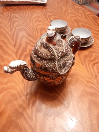 Juego de té antiguo 6 piezas