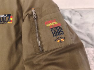 Cazadora bomber militar Patrulla Águila Spagnolo