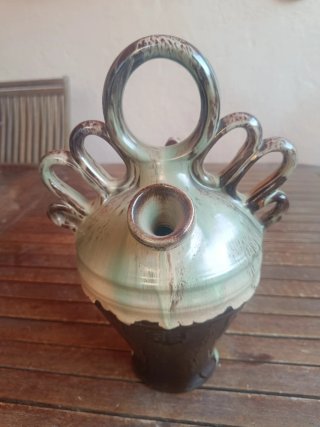 Botijo de barro estilo valenciano