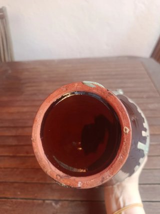 Botijo de barro estilo valenciano