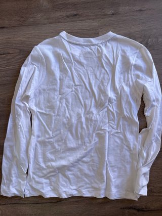 Camiseta Tommy Hilfiger Blanca Manga Larga