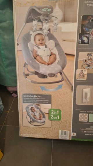 Hamaca Ingenuity InLighten Cradling Swing & Rocker