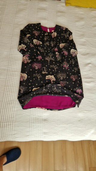 Vestido estampado mujer