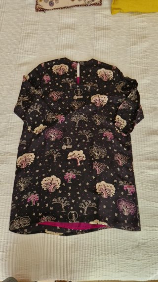 Vestido estampado mujer