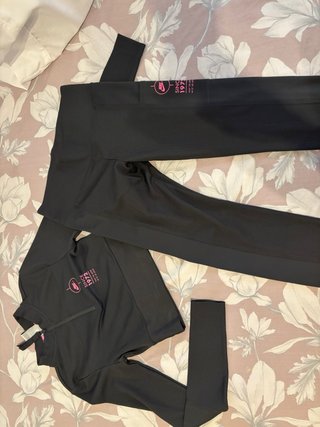 Conjunto Nike Negro y Rosa Talla XS/S