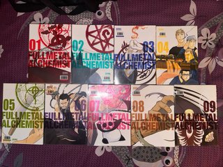 Manga fullmetal achemist tomos 1-9 kanzenban
