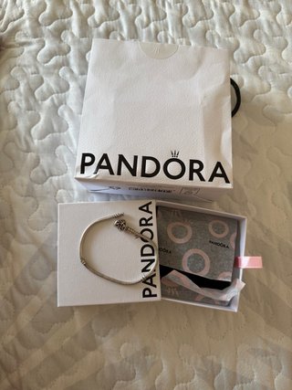 Pulsera Pandora Corazón Family Plata