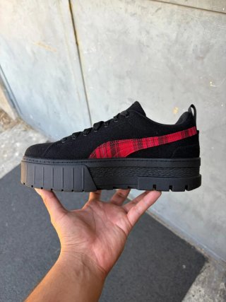 Puma Mayze Scarpa Nera e Rossa