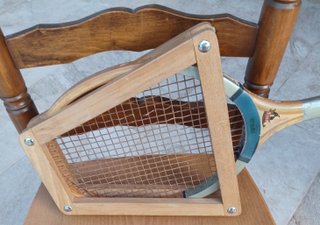 Raqueta Tenis Madera Vintage
